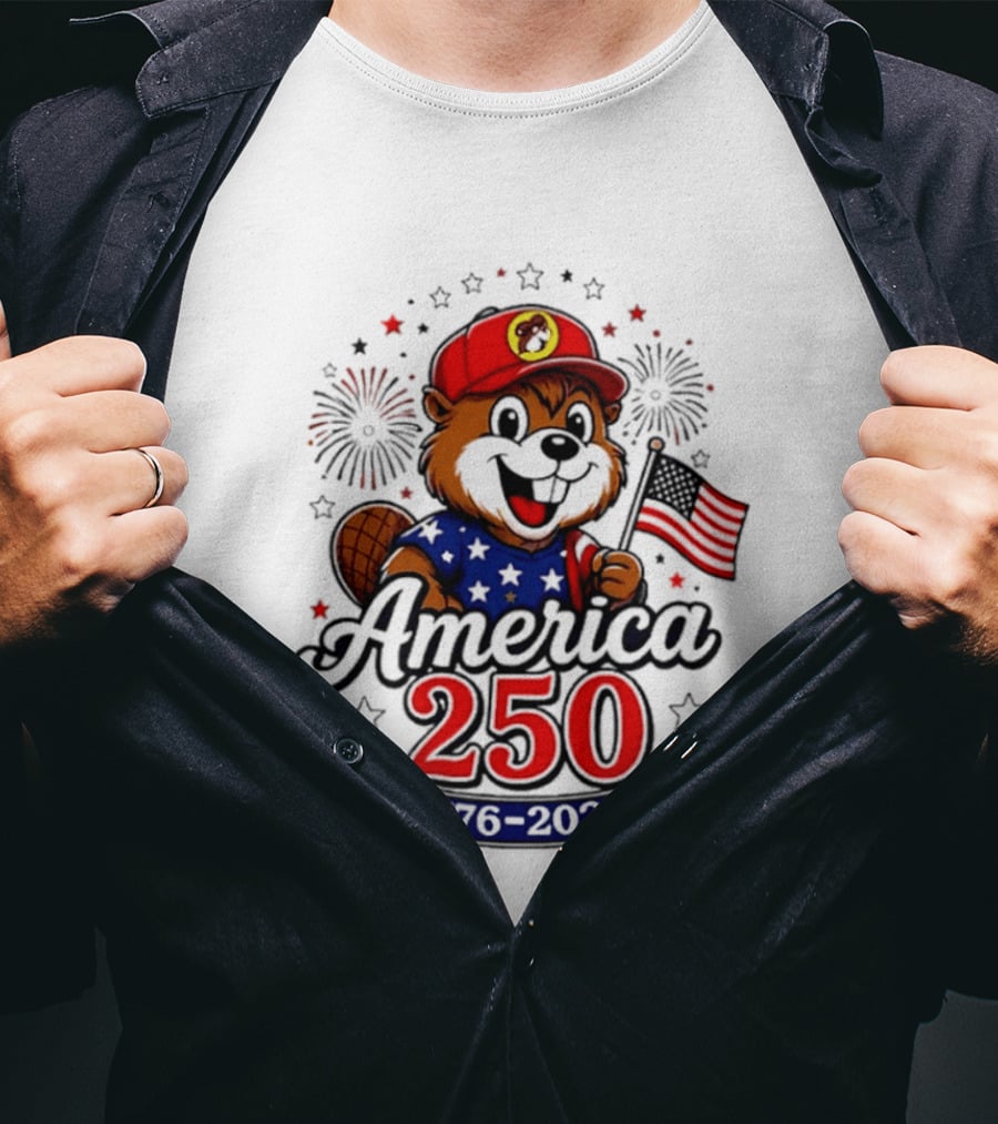 Buc Ee's 1776 2026 America 250 Years Of Freedom Celebration T-Shirt