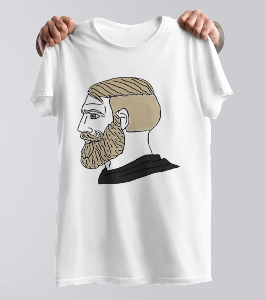 Chad Complex Gigachad Meme Alpha Male Profile T-Shirt