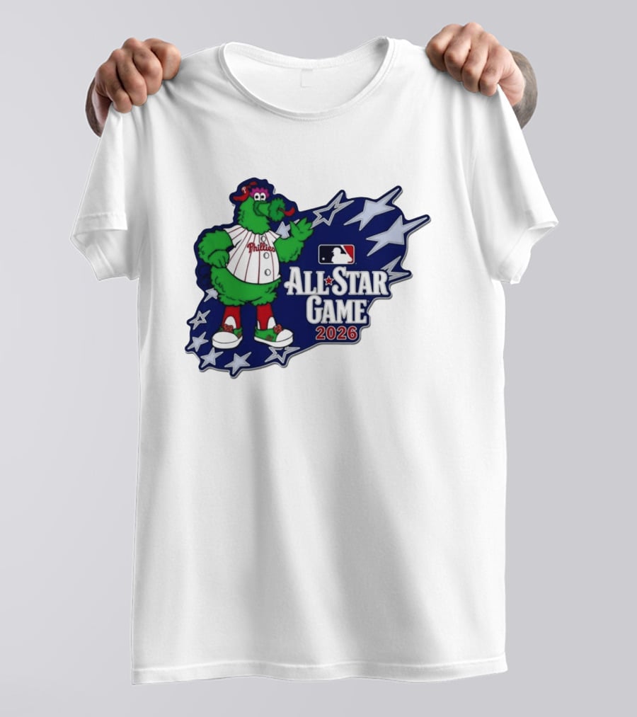 Philadelphia Phillies MLB All Star Game 2026 Phanatic Stars T-Shirt