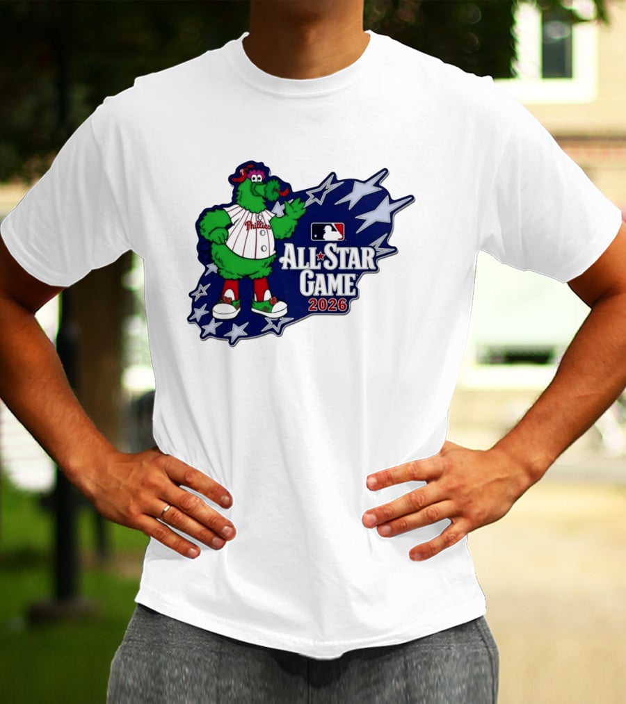 Philadelphia Phillies MLB All Star Game 2026 Phanatic Stars T-Shirt
