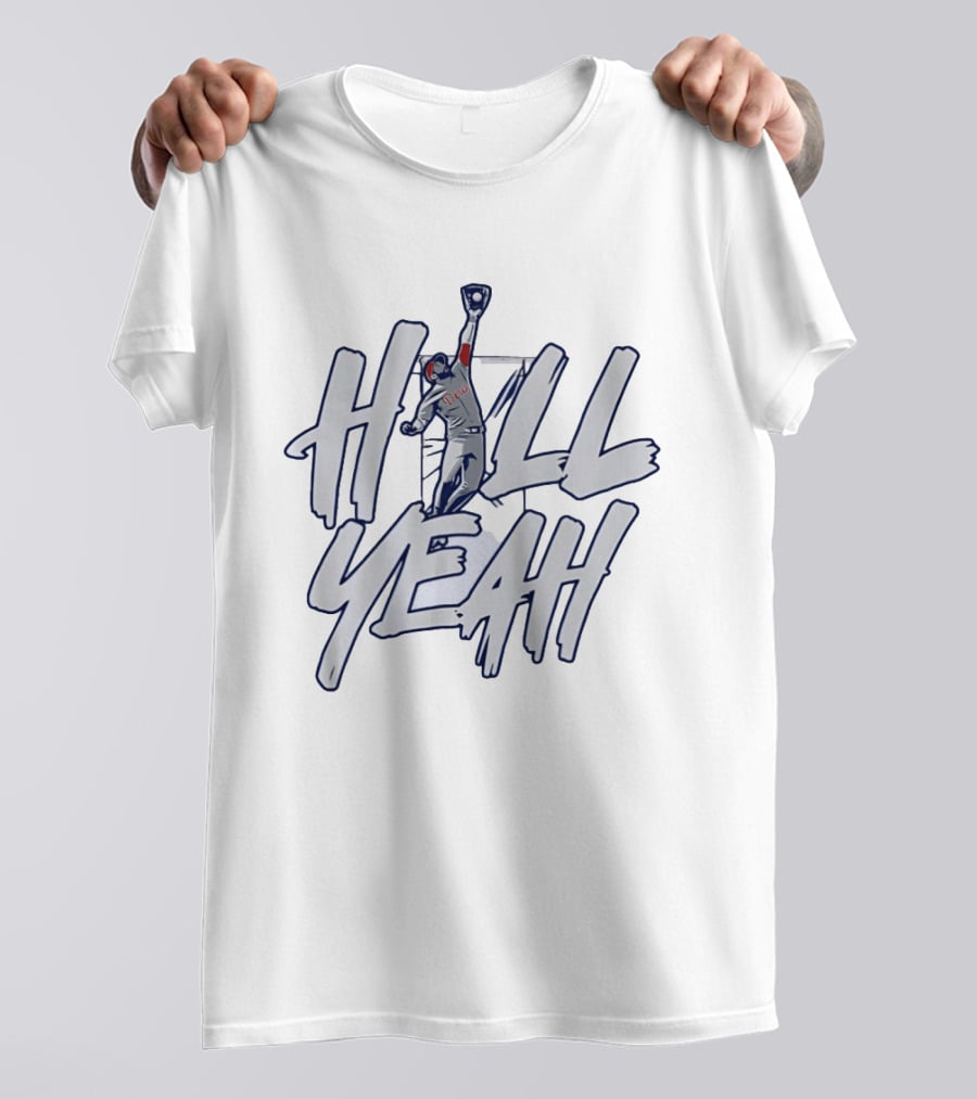Philadelphia Phillies Derek Hill Yeah Baseball Catch Moment T-Shirt