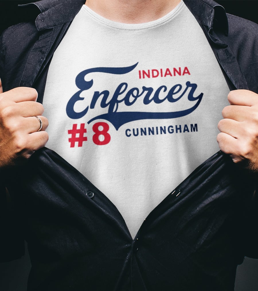 Sophie Cunningham Indiana Enforcer #8 Cunningham Indiana Basketball T-Shirt
