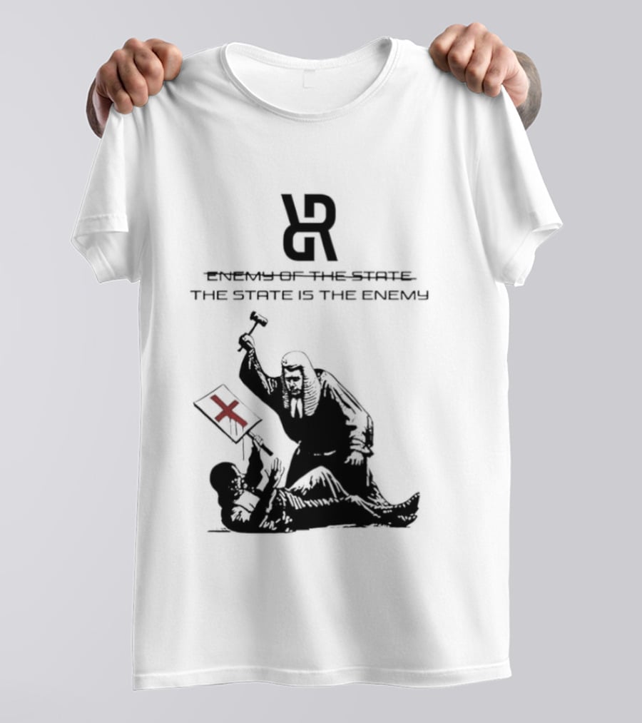 Revolutionary Struggle Judging The State Is The Enemy Political Protest T-Shirt