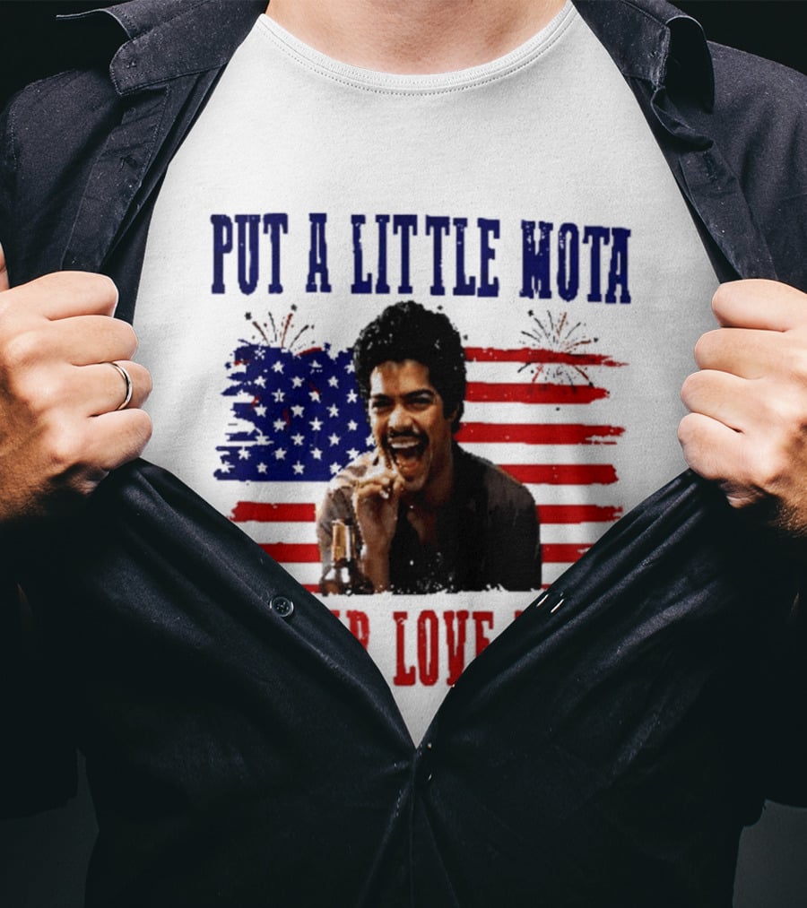 Patriotic La Bamba Put A Little Mota In Our Love Life July 4th Celebration T-Shirt