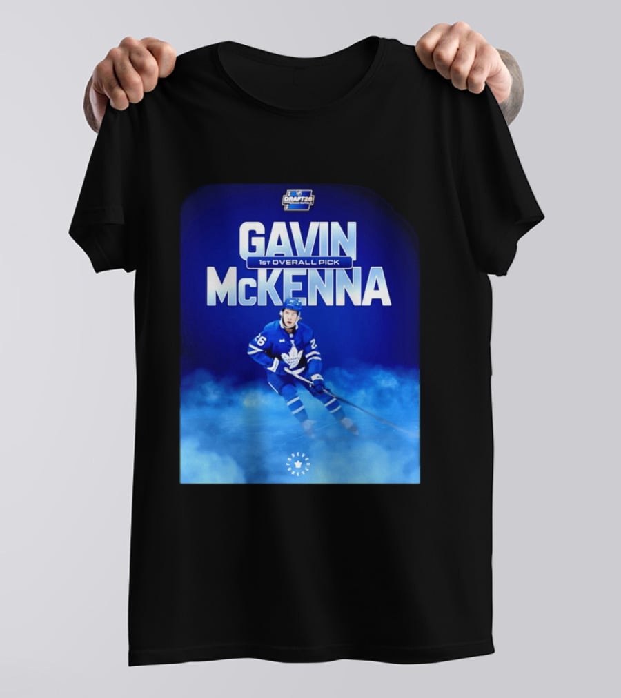 Gavin McKenna 1st Overall Pick 2026 NHL Draft Toronto Maple Leafs T-Shirt