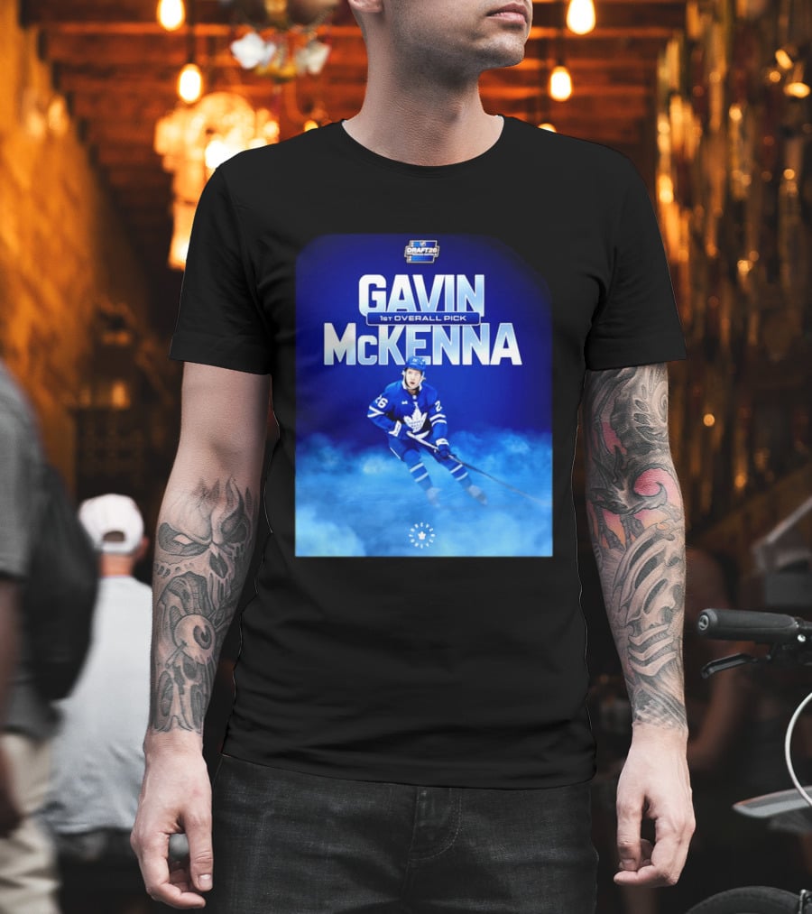 Gavin McKenna 1st Overall Pick 2026 NHL Draft Toronto Maple Leafs T-Shirt