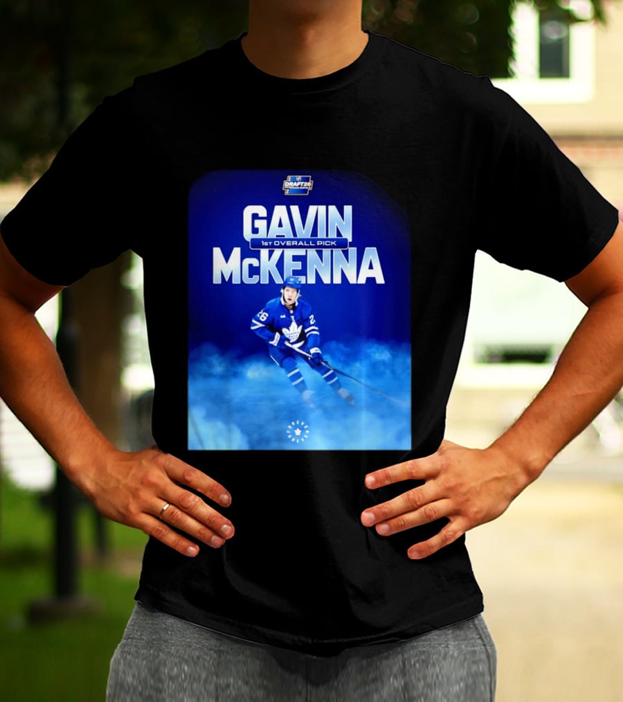 Gavin McKenna 1st Overall Pick 2026 NHL Draft Toronto Maple Leafs T-Shirt