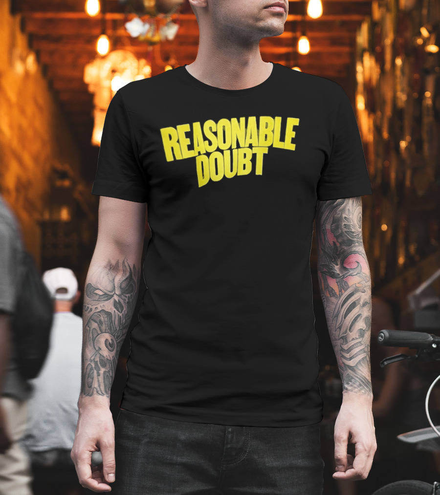 Reasonable Doubt Jay Z Hip Hop Rap Album Classic Bold Yellow T-Shirt