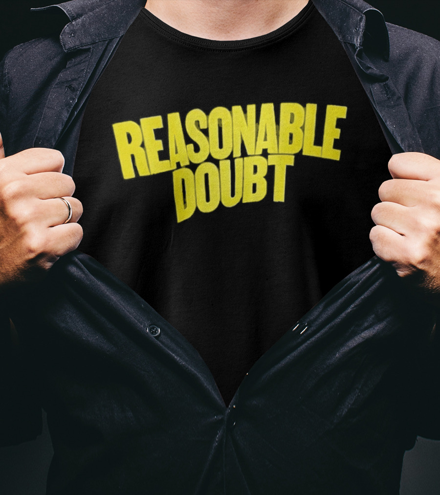 Reasonable Doubt Jay Z Hip Hop Rap Album Classic Bold Yellow T-Shirt
