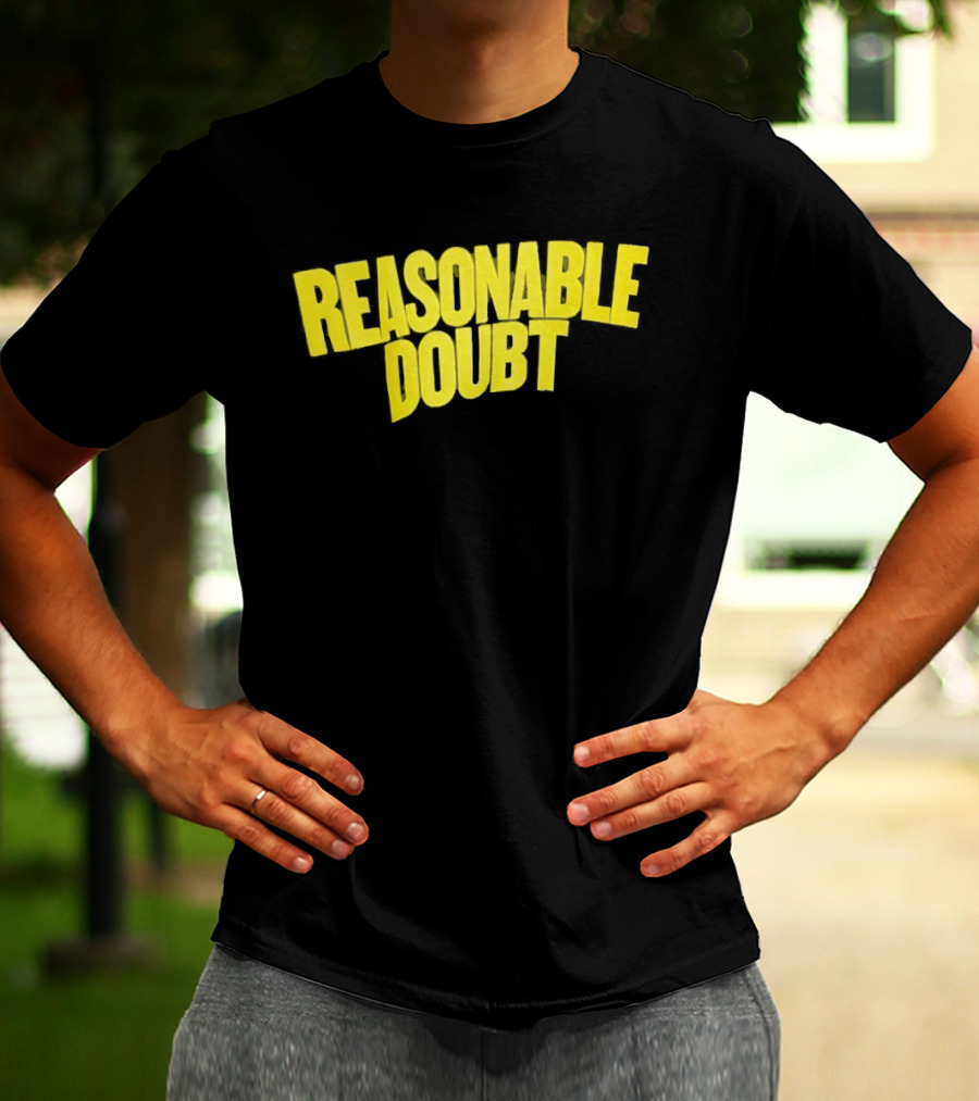 Reasonable Doubt Jay Z Hip Hop Rap Album Classic Bold Yellow T-Shirt