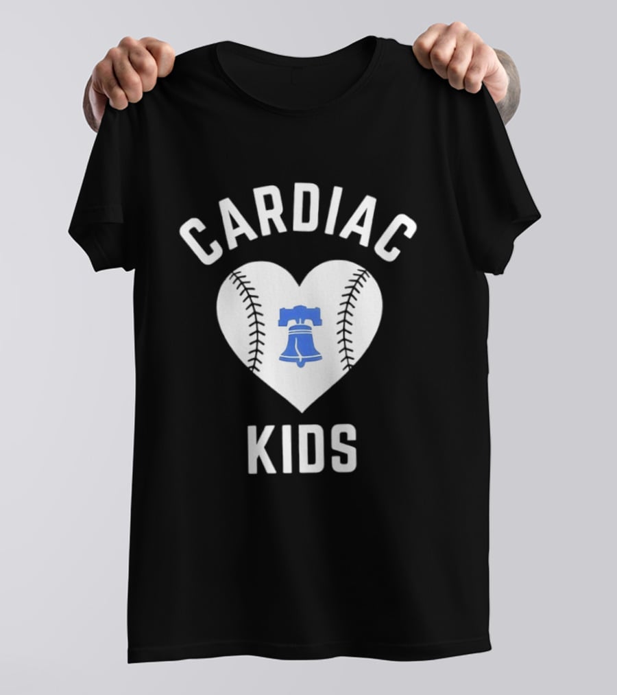 Cardiac Kids Heart Philadelphia Phillies Liberty Bell T-Shirt