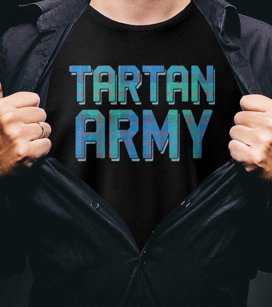 Tartan Army Scotland National Football Team Supporters T-Shirt