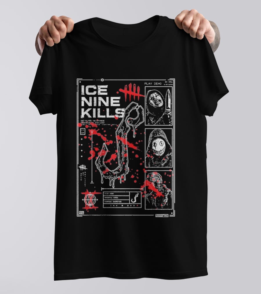 Ice Nine Kills Dead By Daylight Play Dead Killer Profile Horror Collaboration T-Shirt