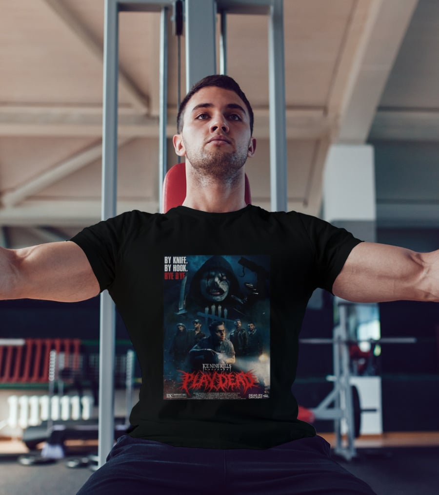 Ice Nine Kills X Dead By Daylight By Knife By Hook Bye Bye Play Dead T-Shirt