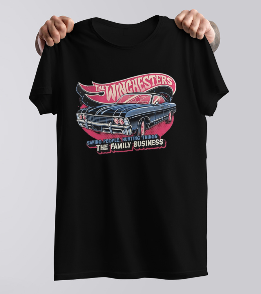 The Winchesters Impala Saving People Hunting Things Family Business T-Shirt