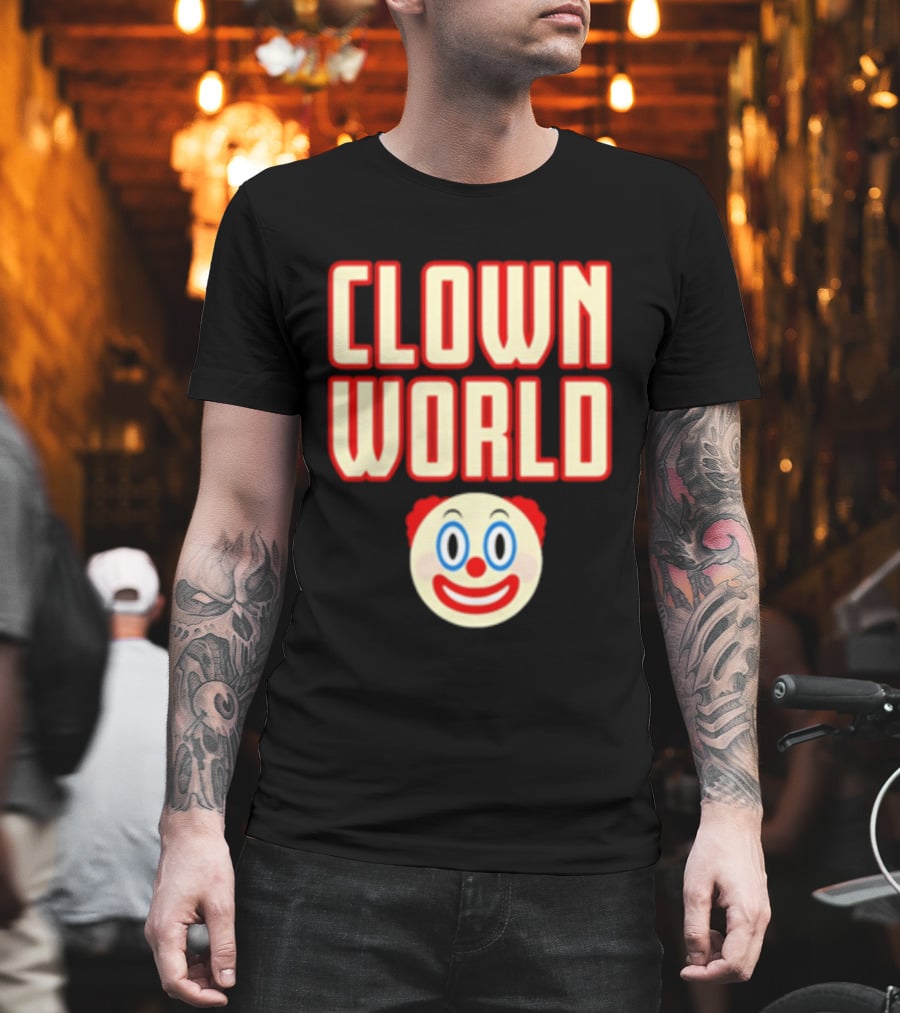 Clown World Satire Humor Iconic Face T-Shirt