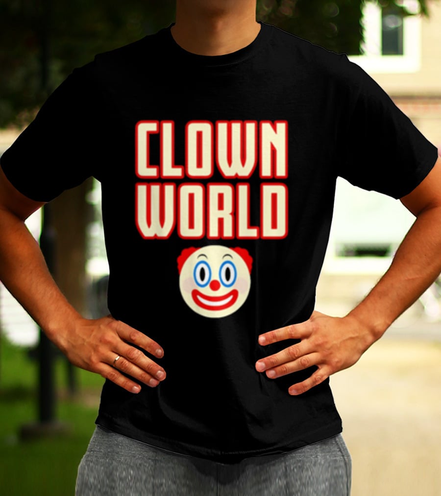 Clown World Satire Humor Iconic Face T-Shirt