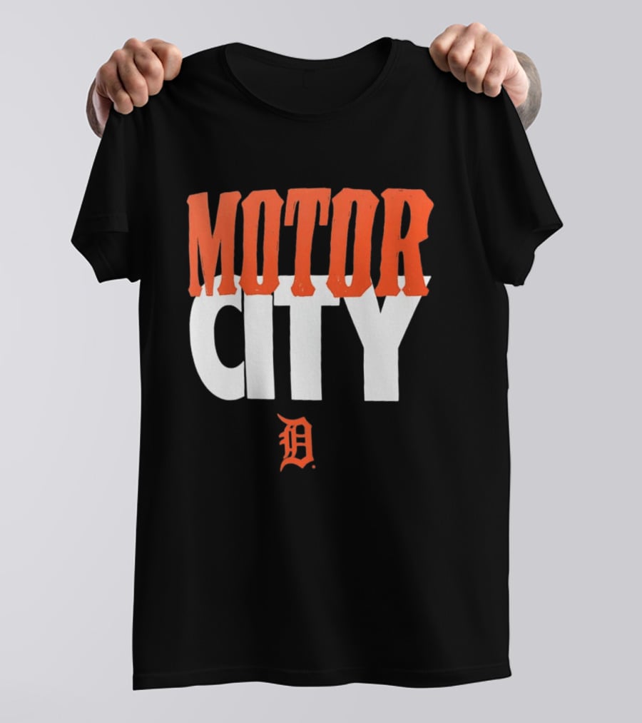 Detroit Tigers Motor City MLB Baseball Team Fan Gear T-Shirt