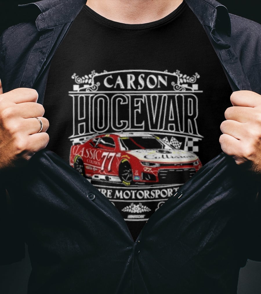 Carson Hocevar #77 Classic Collision Spire Motorsports T-Shirt