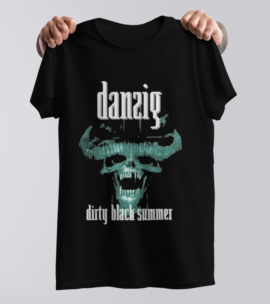 Danzig Dirty Black Summer Beyond Human Dirty T-Shirt