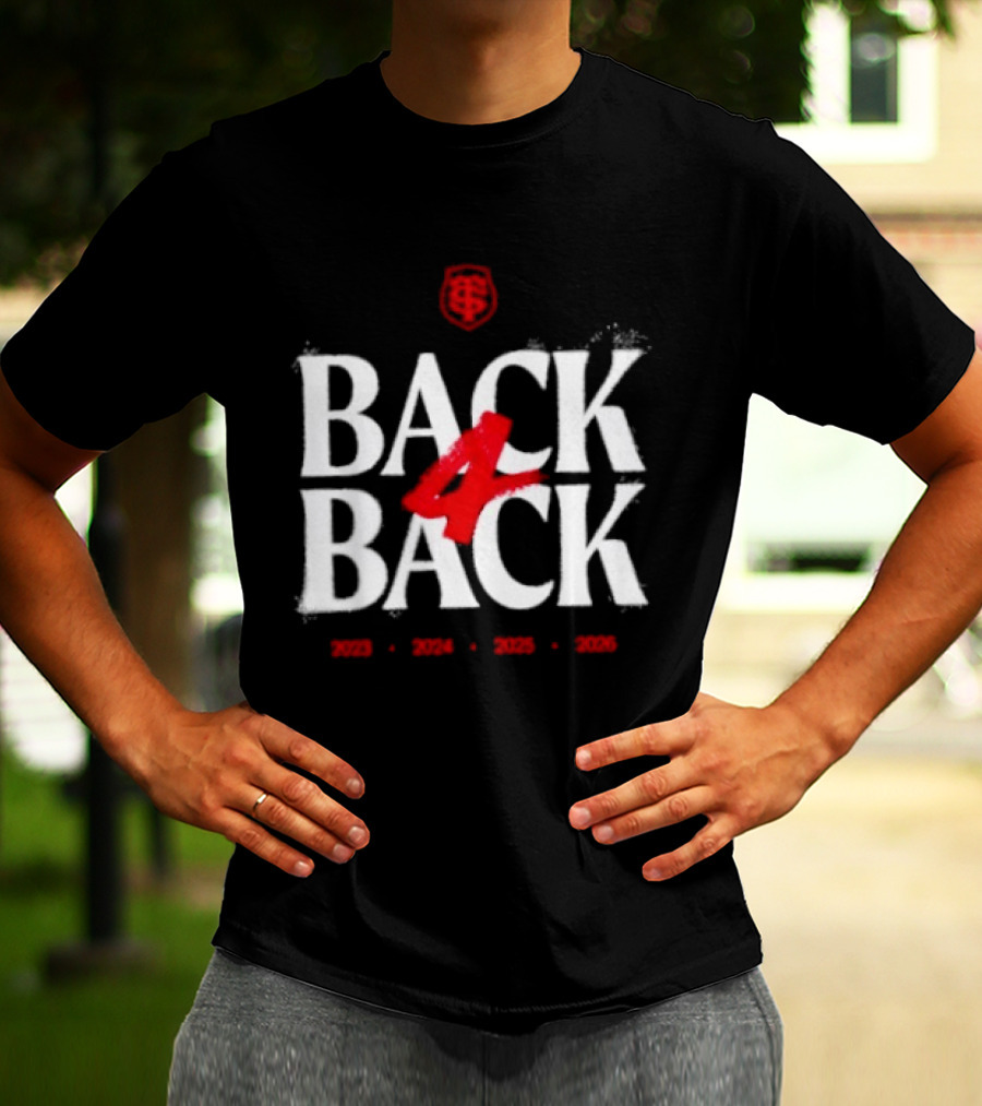Stade Toulousain Back To Back 4 Times T-Shirt