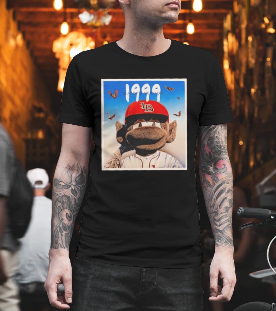 1999 Buddy's Version LB Red Cap Baseball T-Shirt