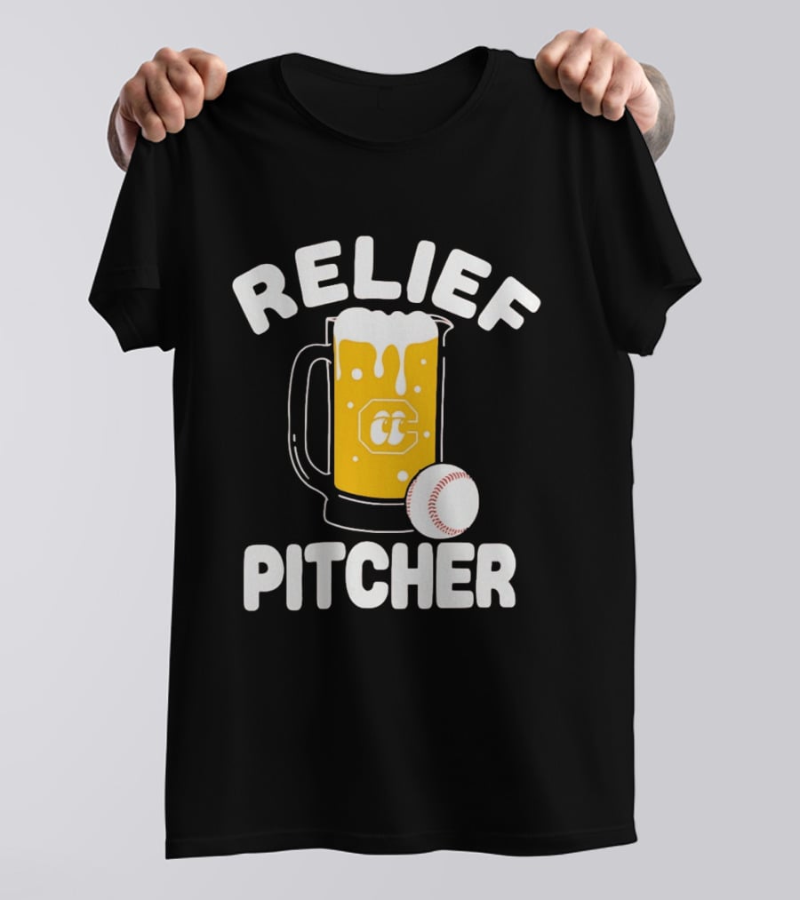 Chattanooga Lookouts Relief Pitcher Beer Baseball C T-Shirt