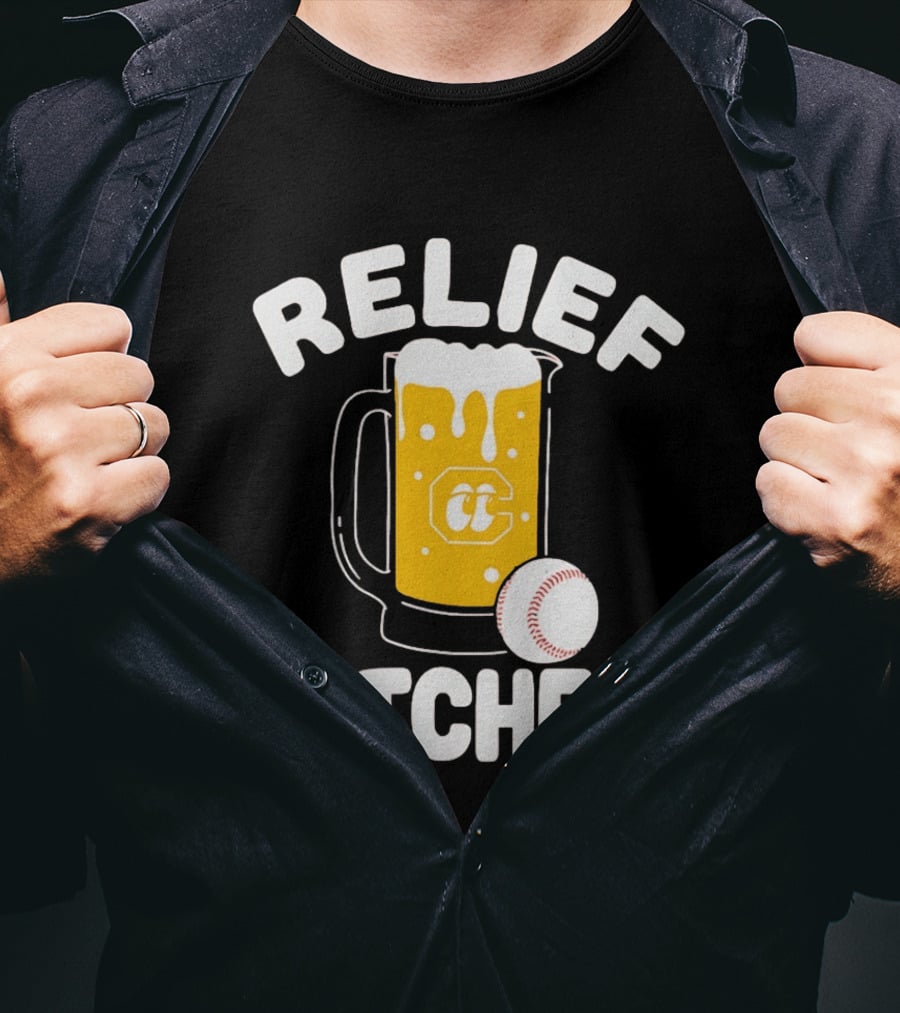 Chattanooga Lookouts Relief Pitcher Beer Baseball C T-Shirt