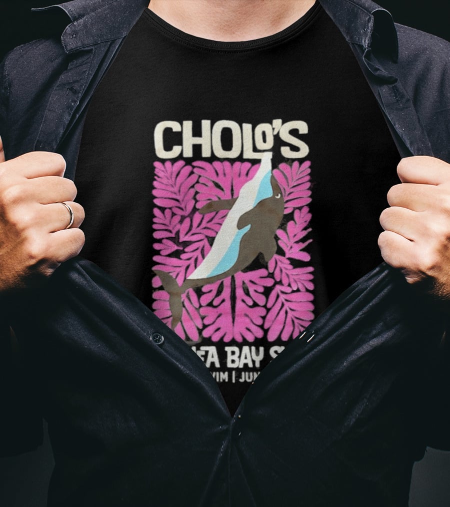 Cholo's Waimea Bay Swim 1.2 Mile Swim June 27 2026 T-Shirt