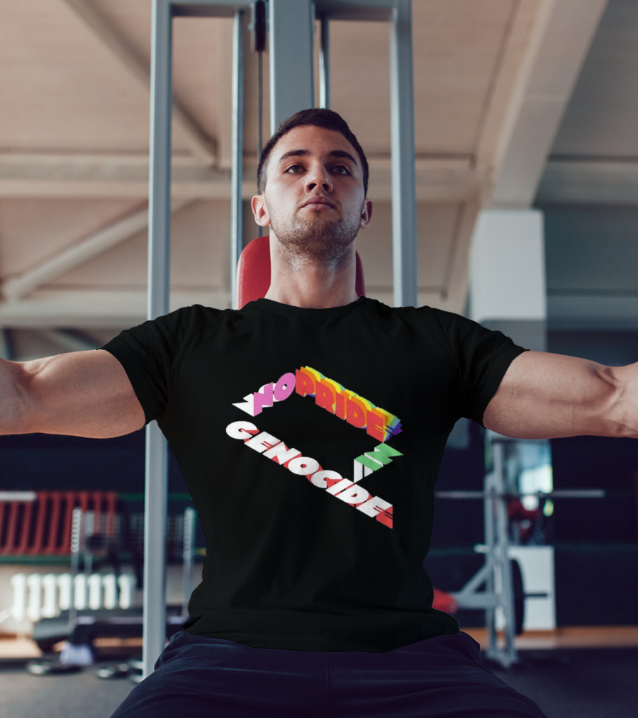 No Pride In Genocide Colorful 3D T-Shirt