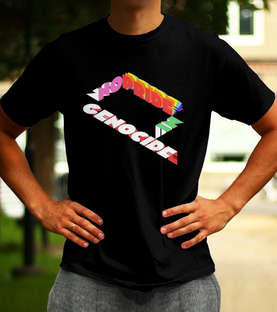 No Pride In Genocide Colorful 3D T-Shirt