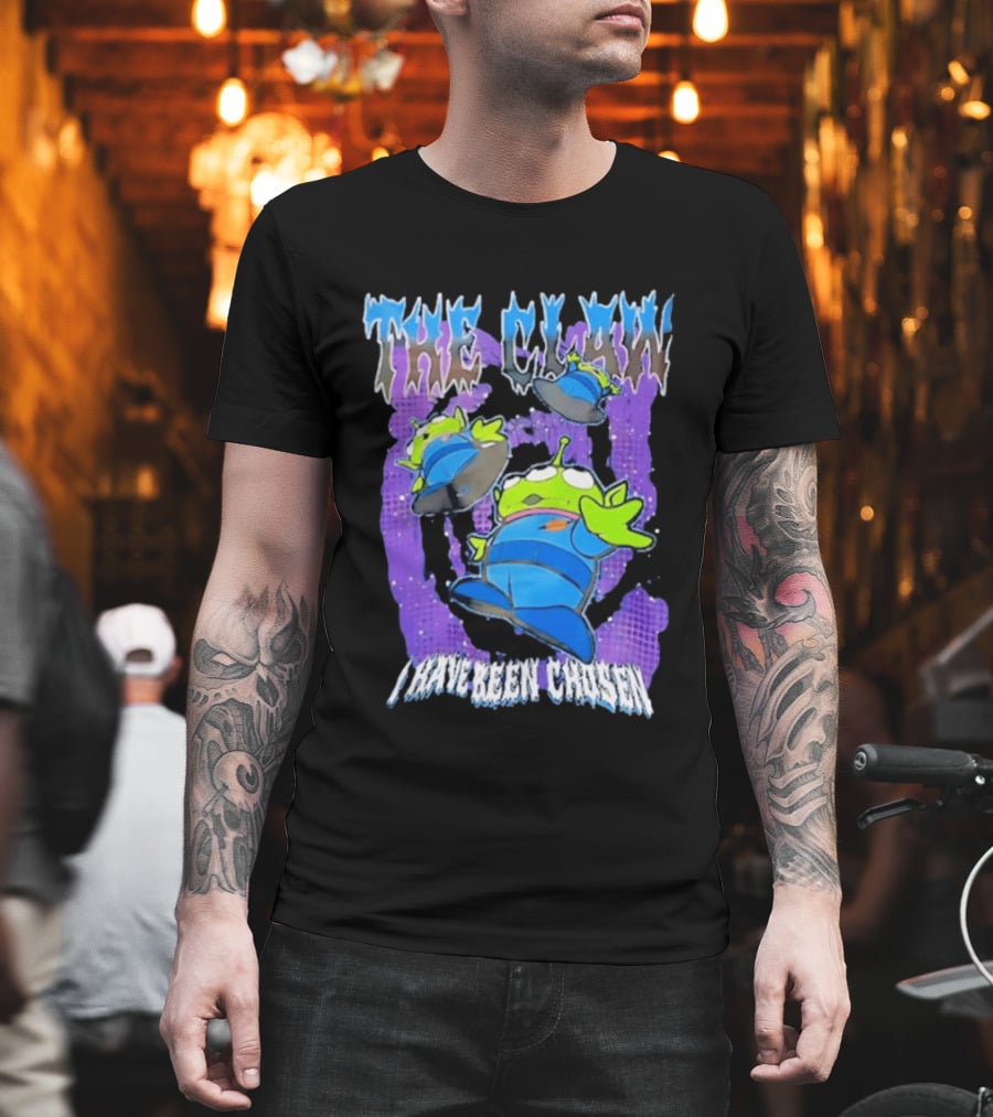 Toy Story Aliens The Claw I Have Been Chosen Pixar Movie Iconic Scene T-Shirt