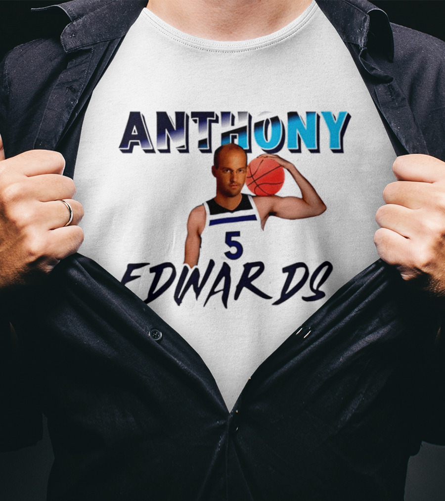 Anthony Edwards 5 Minnesota Timberwolves Basketball T-Shirt