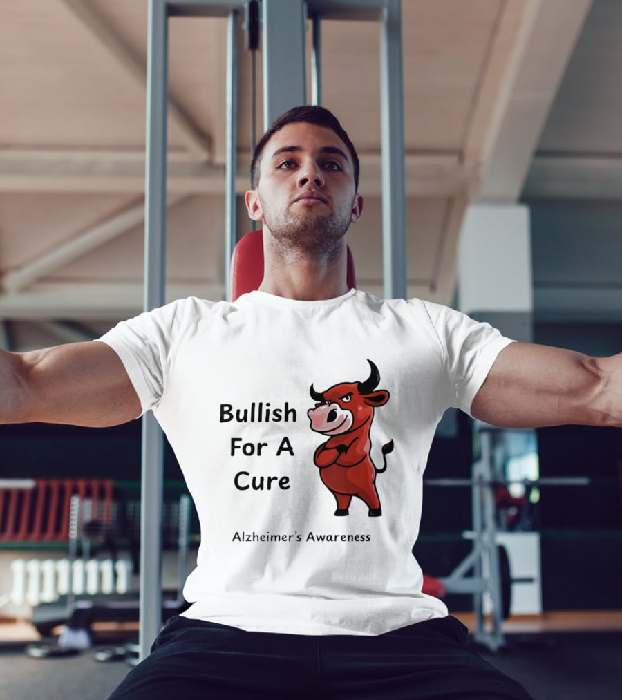 Bullish For A Cure Alzheimer's Awareness Red Bull T-Shirt