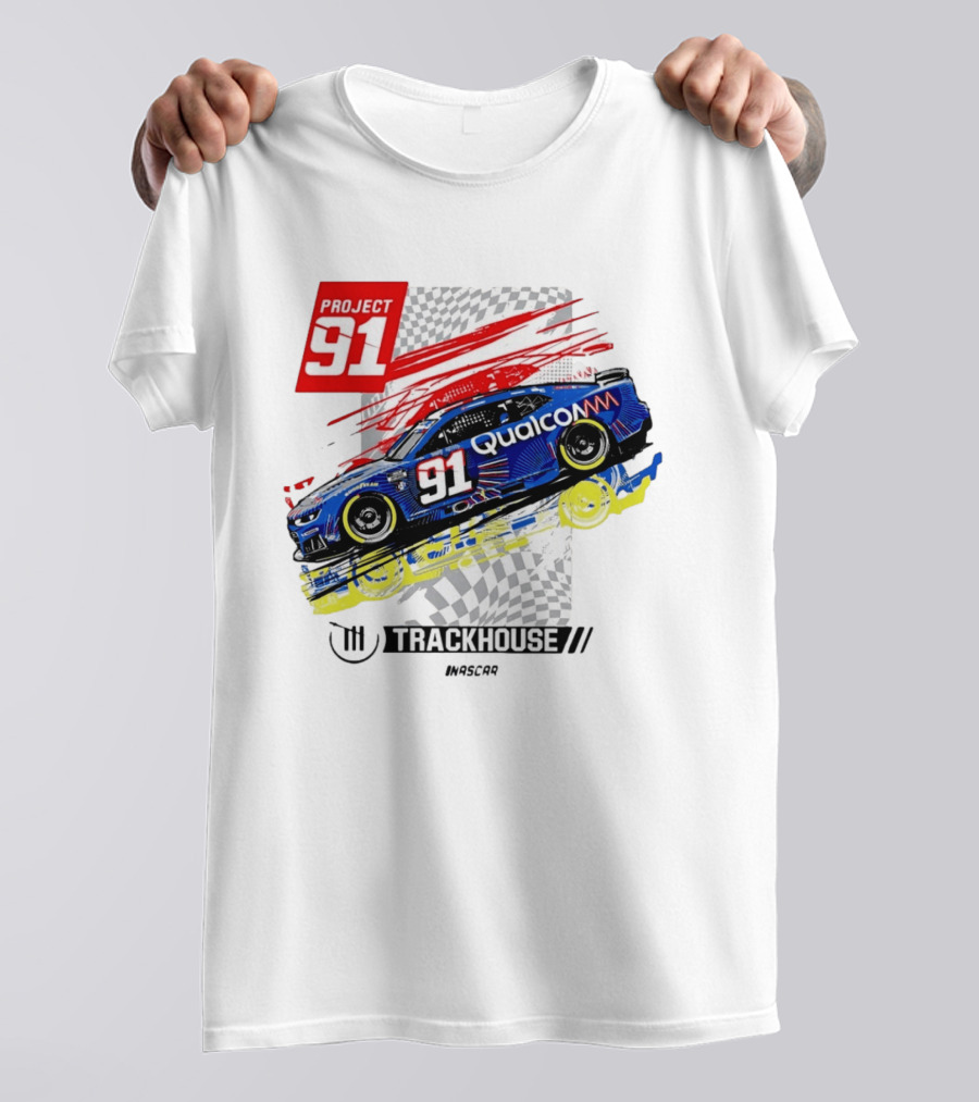 Project 91 Trackhouse Racing Qualcomm NASCAR T-Shirt