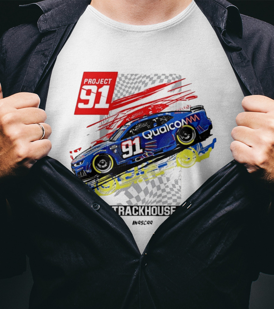 Project 91 Trackhouse Racing Qualcomm NASCAR T-Shirt