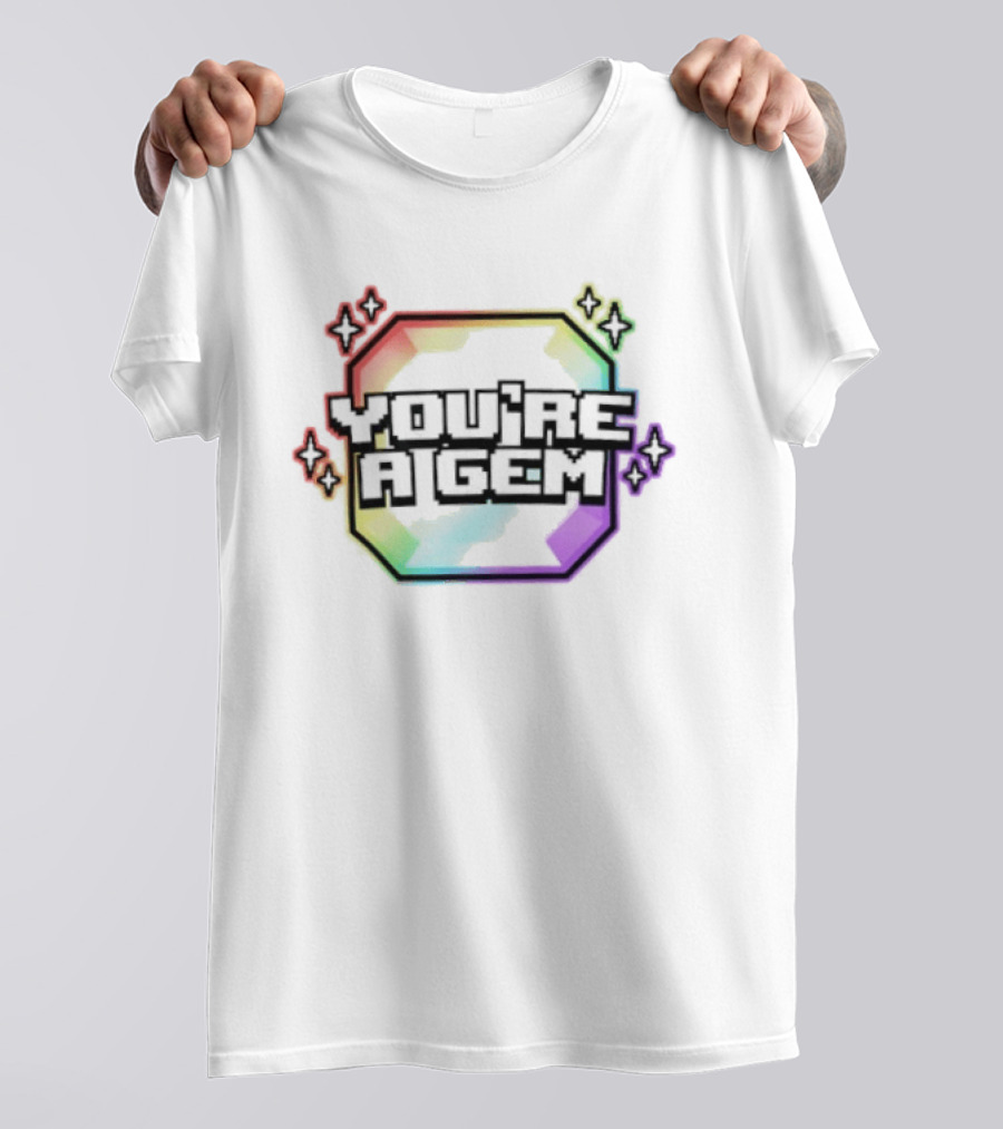 You're A Gem Emidivergent Pride Stars Rainbow T-Shirt