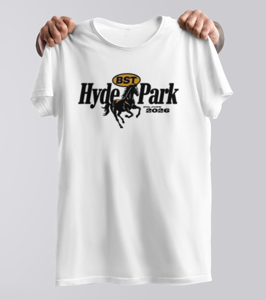Garth Brooks BST Hyde Park 2026 Event Featuring Iconic Horse T-Shirt