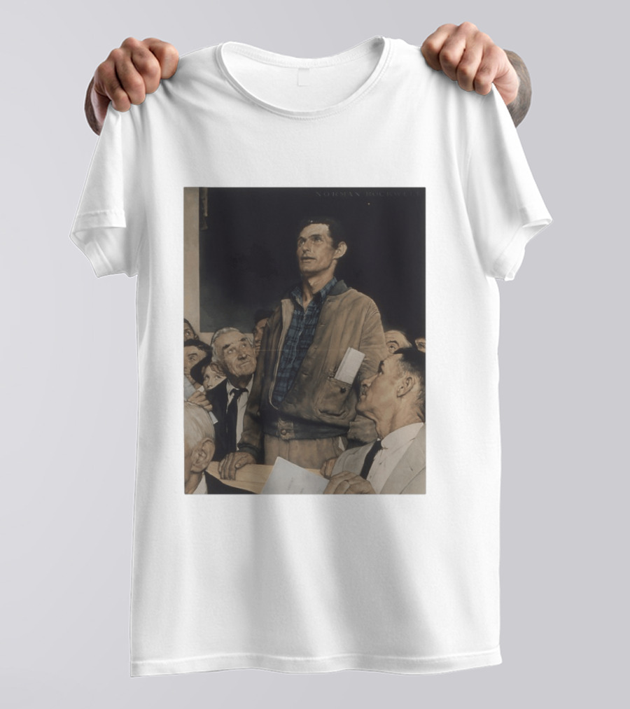 Norman Rockwell Four Freedoms 1943 Freedom Of Speech Timeless T-Shirt