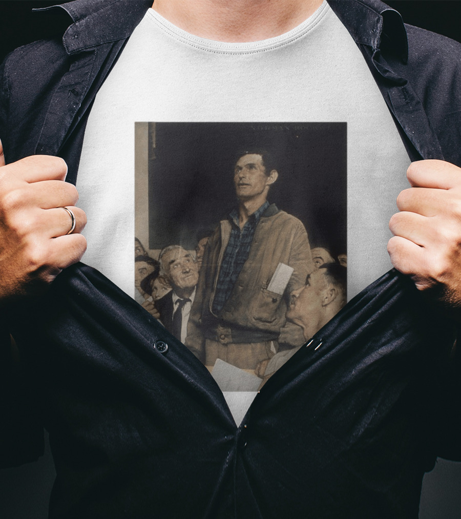 Norman Rockwell Four Freedoms 1943 Freedom Of Speech Timeless T-Shirt