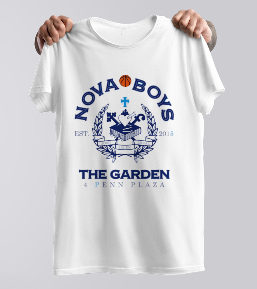 Nova Boys Collegiate Basketball The Garden 4 Penn Plaza Est 2016 T-Shirt