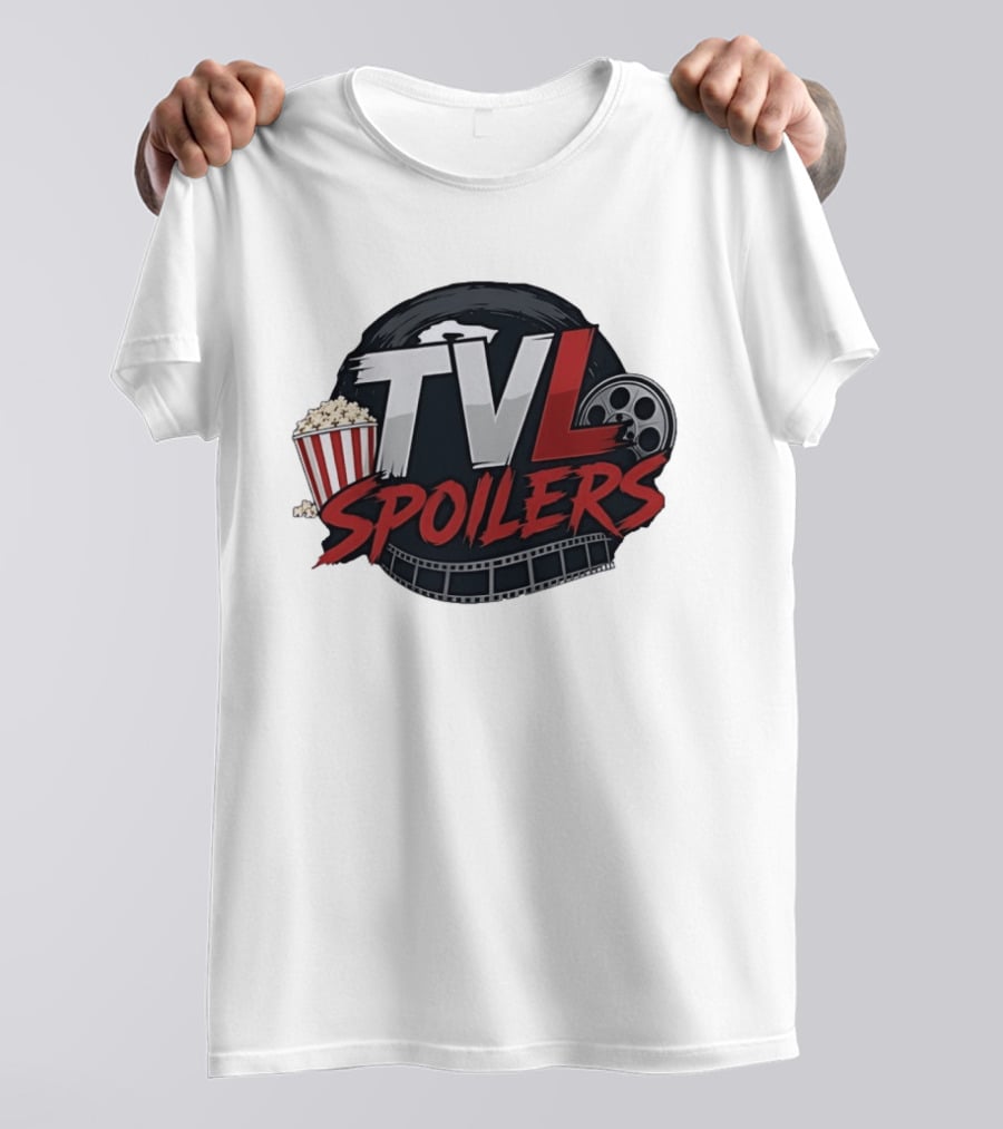 TVL Spoilers Cinema Movie Lover Popcorn Film Reel T-Shirt