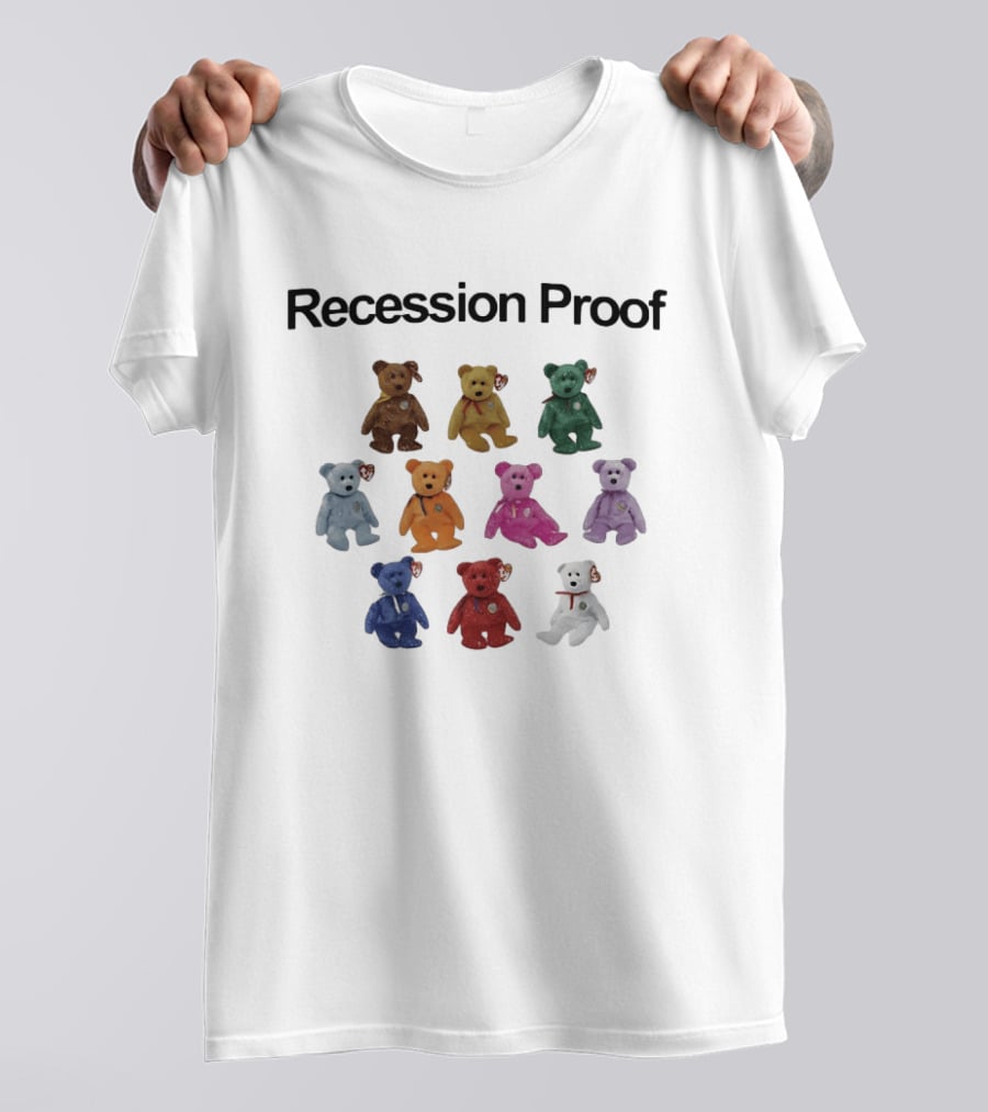 Recession Proof Ty Beanie Babies 90s Nostalgia Collectibles T-Shirt