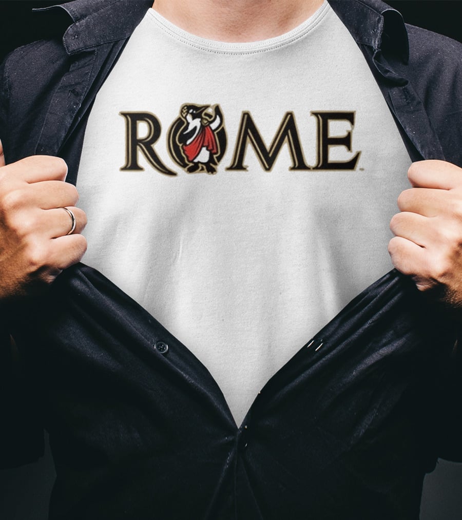 Rome Penguin Animal Gladiator T-Shirt