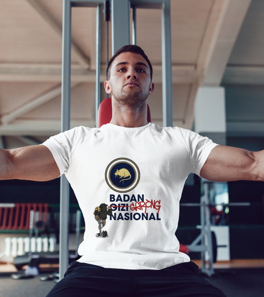 Badan Gizi Garong Nasional Indonesia Rat Symbol Satire T-Shirt