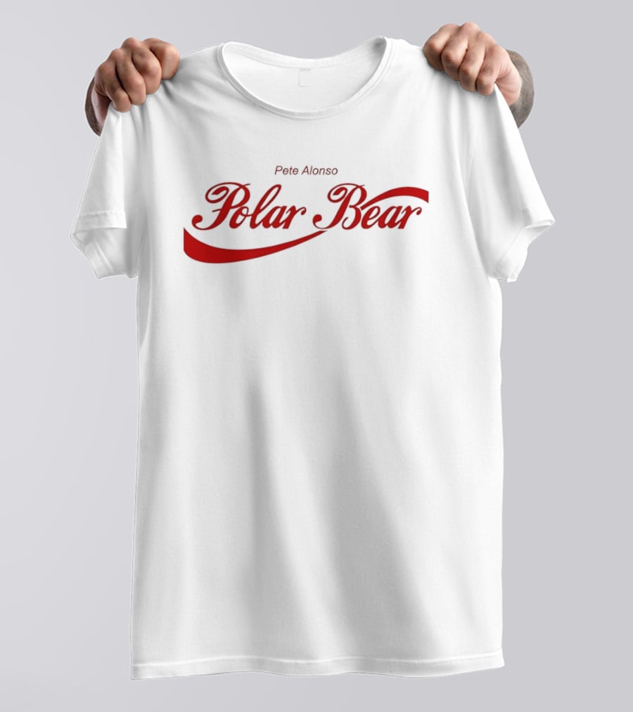 Pete Alonso Polar Bear Coca Cola Style Orioles T-Shirt