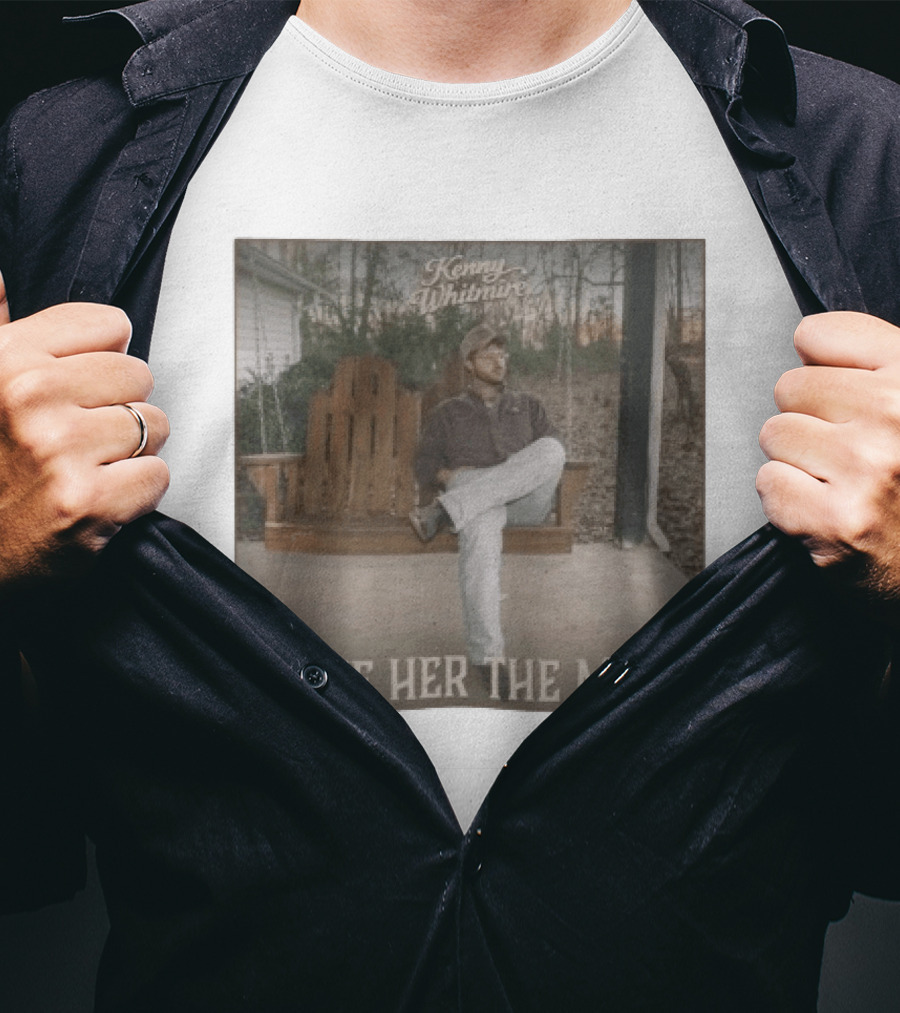 Kenny Whitmire I Gave Her The Moon Rustic Porch Scene T-Shirt