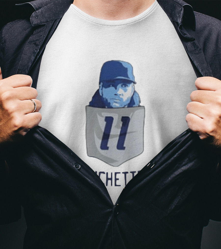 Bo Bichette 11 Toronto Blue Jays Baseball MLB Pocket T-Shirt