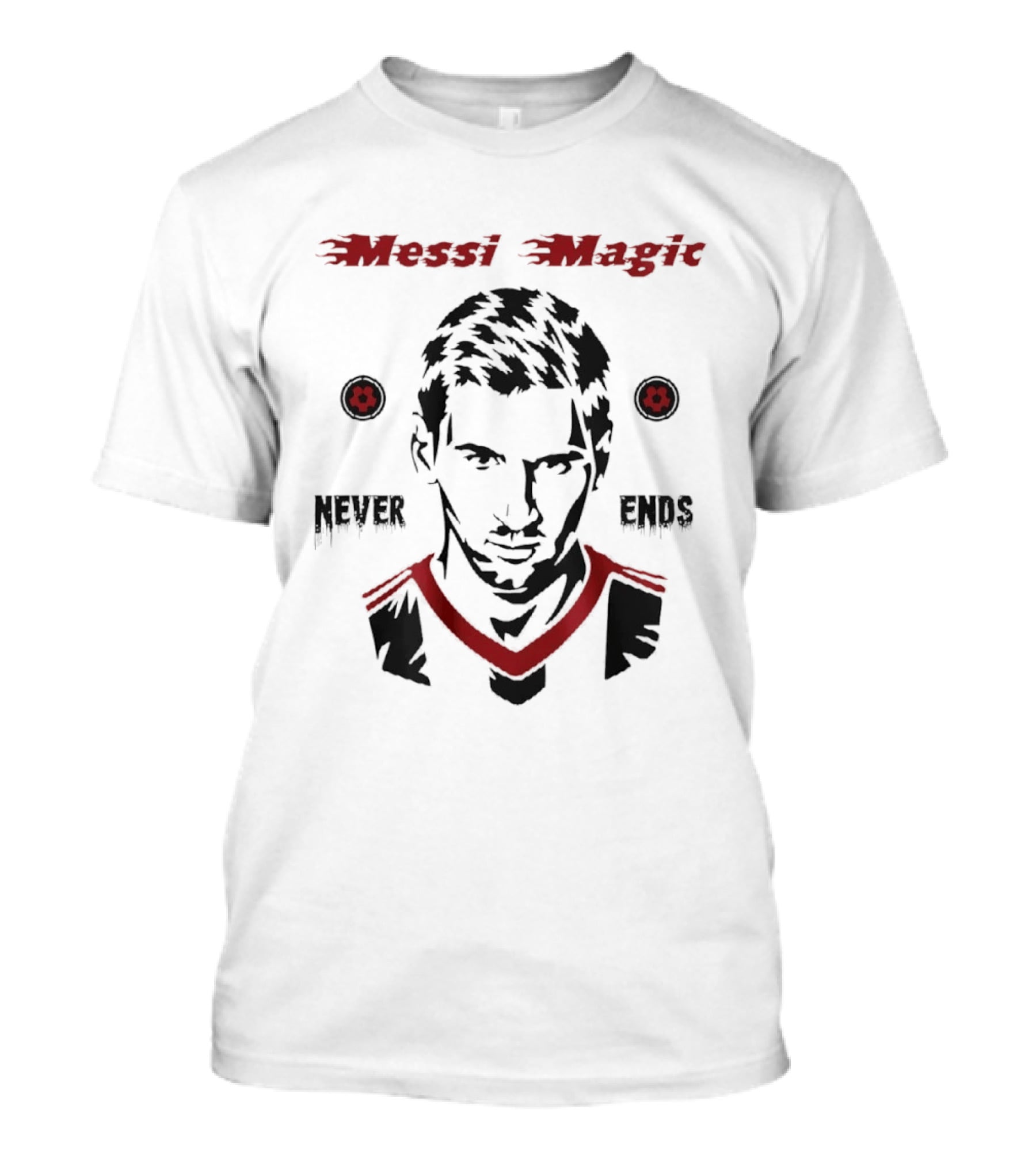 Messi Magic Never Ends Soccer Legendary T-Shirt