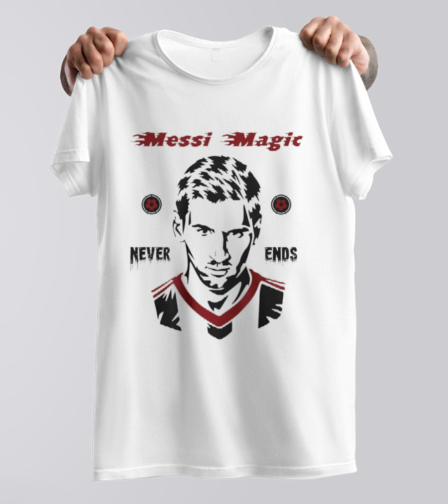 Messi Magic Never Ends Soccer Legendary T-Shirt